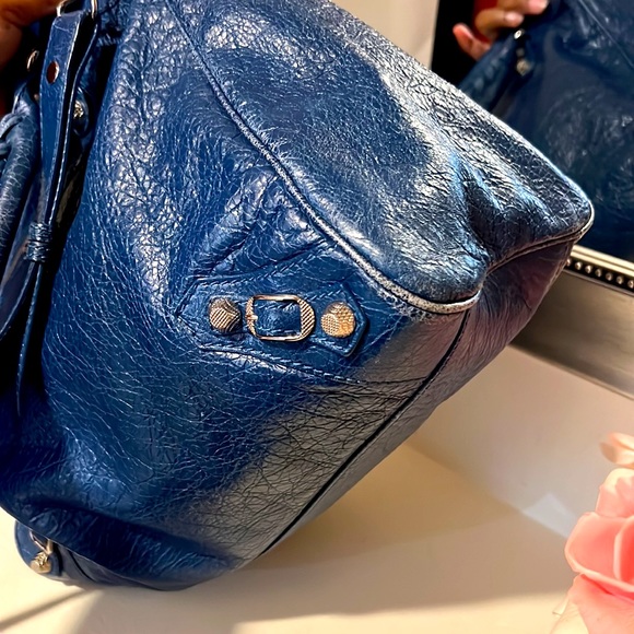 Balenciaga Blue Crossbody Bag - Picture 6 of 12